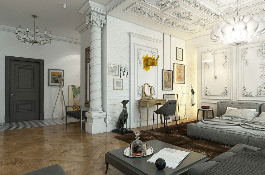 An Elegant and Sophisticated Apartment with a Mix of Classical and Modern Elements by Andrew Kudenko (3)