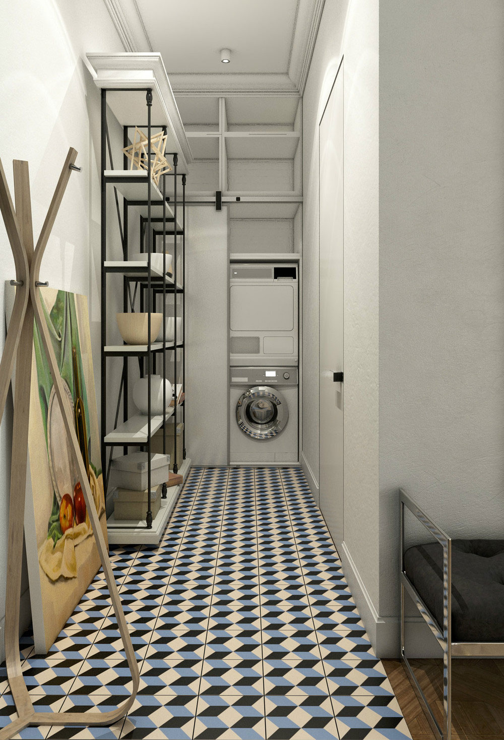 An Elegant and Sophisticated Apartment with a Mix of Classical and Modern Elements by Andrew Kudenko (5)