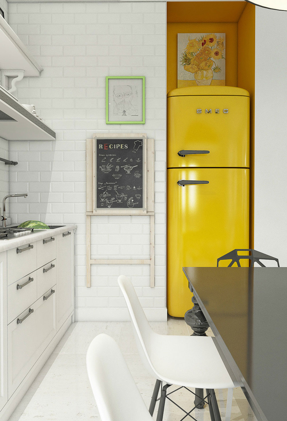 An Elegant and Sophisticated Apartment with a Mix of Classical and Modern Elements by Andrew Kudenko (7)