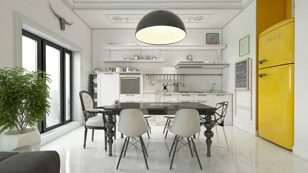 An Elegant and Sophisticated Apartment with a Mix of Classical and Modern Elements by Andrew Kudenko (8)