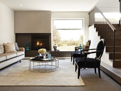 An Elegant and Sophisticated Family Home with a Charming Color Palette in Melbourne by Carlisle Homes (1)