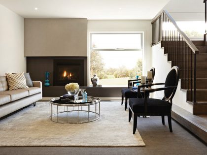 An Elegant and Sophisticated Family Home with a Charming Color Palette in Melbourne