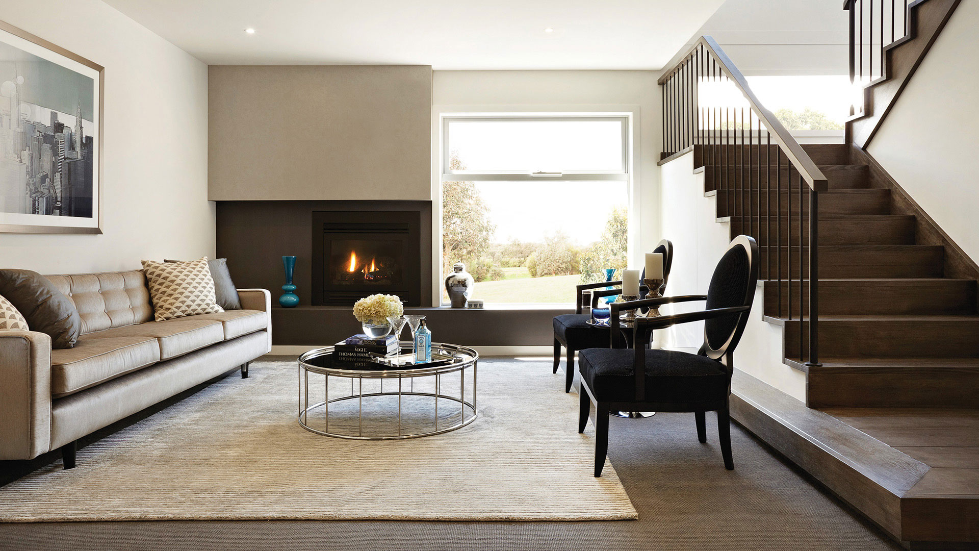 An Elegant and Sophisticated Family Home with a Charming Color Palette in Melbourne by Carlisle Homes (1)