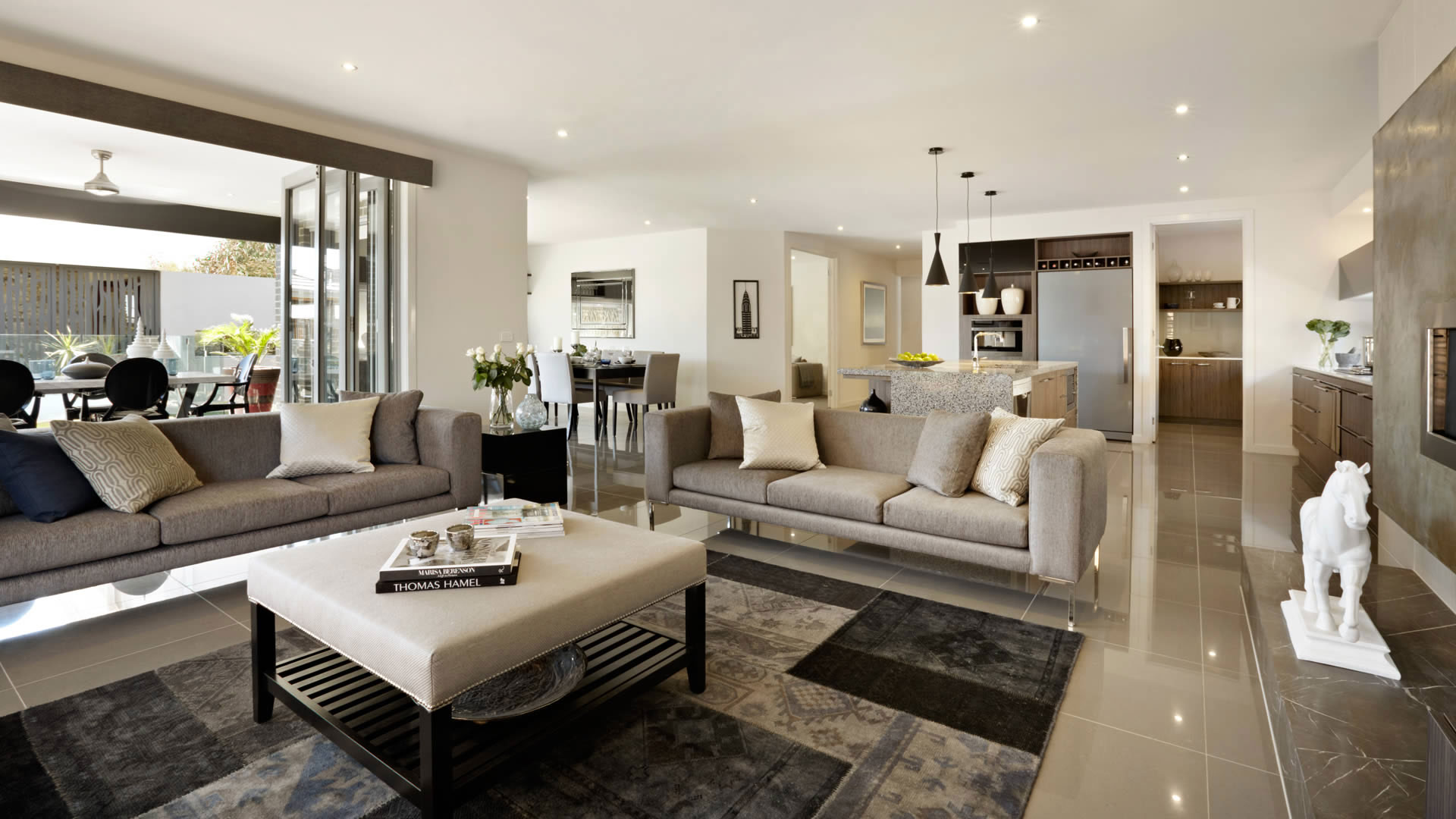 An Elegant and Sophisticated Family Home with a Charming Color Palette in Melbourne by Carlisle Homes (4)