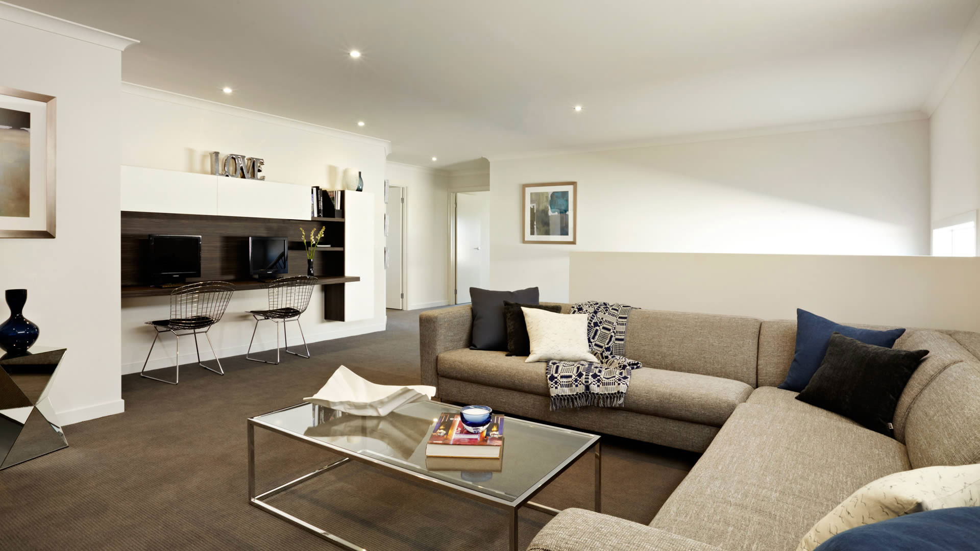 An Elegant and Sophisticated Family Home with a Charming Color Palette in Melbourne by Carlisle Homes (6)