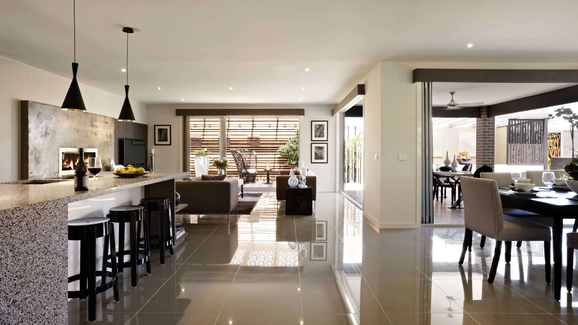 An Elegant and Sophisticated Family Home with a Charming Color Palette in Melbourne by Carlisle Homes (8)