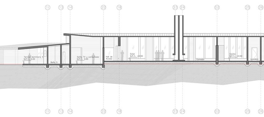 An Exquisite Contemporary Home with an Exterior Made of Recycled Wood Paneling in Panquehue by Dörr + Schmidt (22)