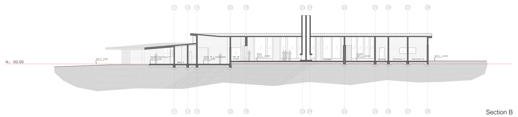 An Exquisite Contemporary Home with an Exterior Made of Recycled Wood Paneling in Panquehue by Dörr + Schmidt (22)