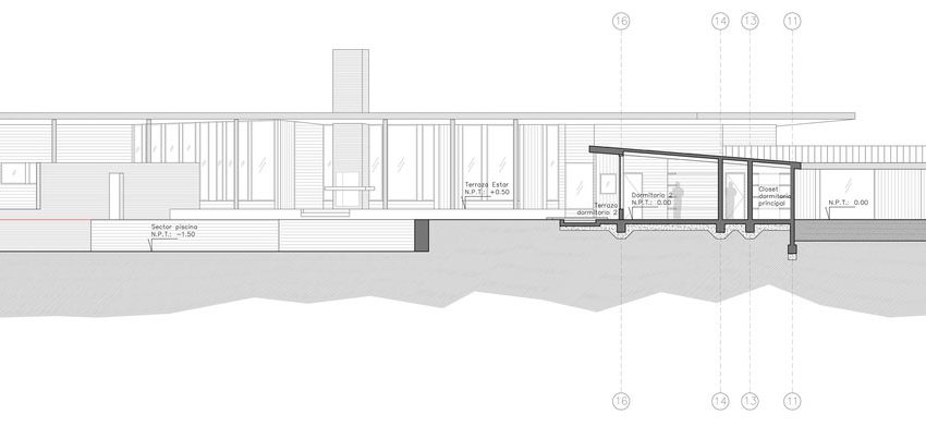 An Exquisite Contemporary Home with an Exterior Made of Recycled Wood Paneling in Panquehue by Dörr + Schmidt (23)