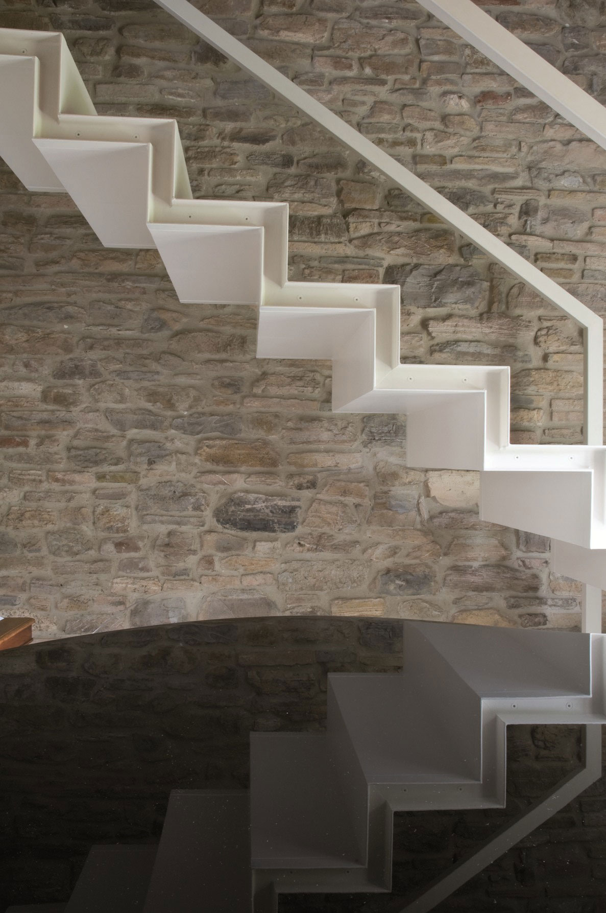 An Exquisite Home with Stunning Rough Stone Walls and Thick Ceiling Beams in Pergola, Italy by Aldo Simoncelli (15)