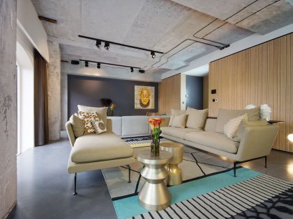 An Exquisite Industrial Apartment with Warm and Natural Wood Elements in London by Minacciolo & CLPD (2)