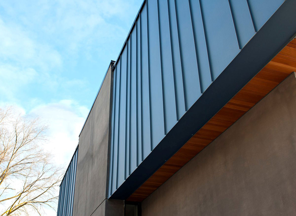 An Exquisite Modern Home with Spanish Cedar Accents and Cantilevered Volumes in Etobicoke, Canada by Altius Architecture (6)