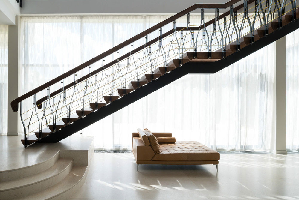 An Extraordinary Modern Country House with Stunning and Unique Exteriors in Russia by Leonovich Arseny (11)