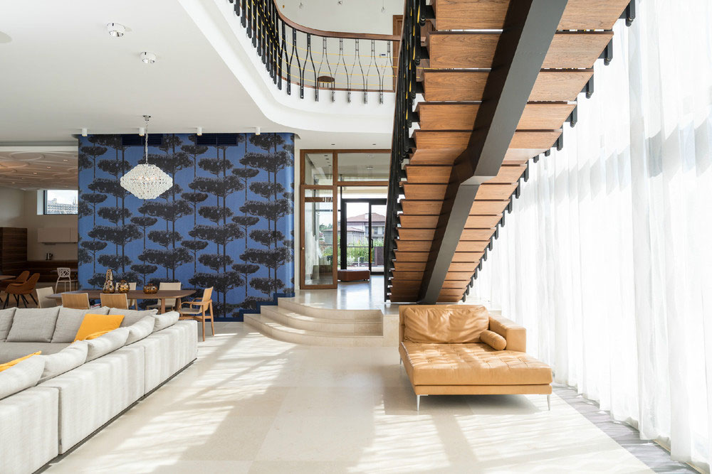 An Extraordinary Modern Country House with Stunning and Unique Exteriors in Russia by Leonovich Arseny (12)