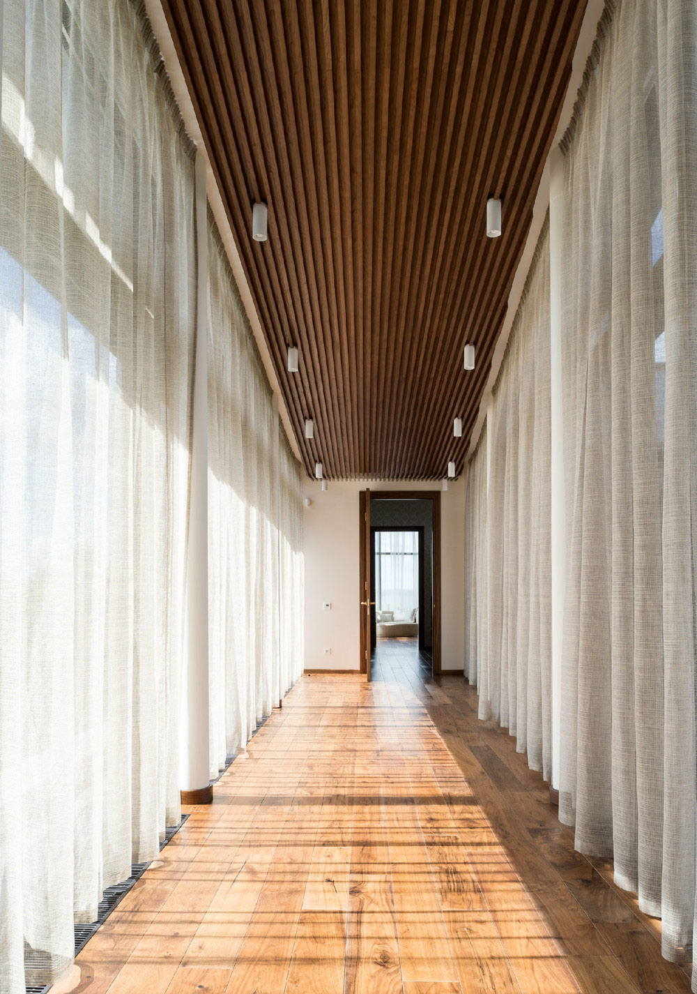 An Extraordinary Modern Country House with Stunning and Unique Exteriors in Russia by Leonovich Arseny (19)