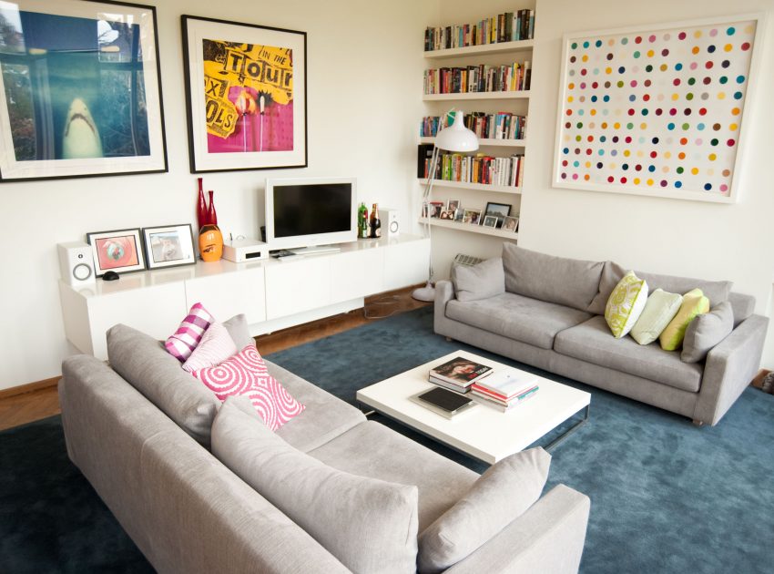An Old Apartment Turned Into a Playful Contemporary House for a Family of Four in London by Andy Martin Architects (1)