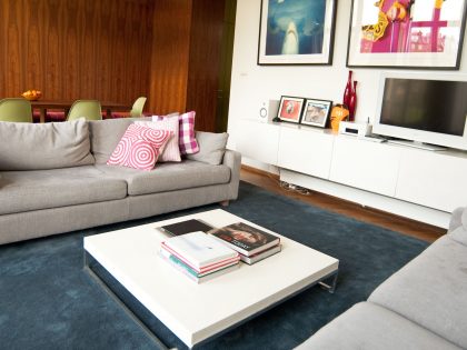 An Old Apartment Turned Into a Playful Contemporary House for a Family of Four in London by Andy Martin Architects (8)