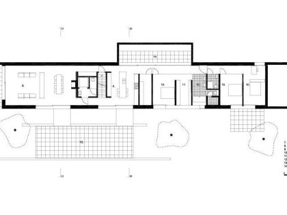 A Beautiful Contemporary Home Surrounded by Vast, Green Fields in Belgium by Stéphane Beel Architect (16)