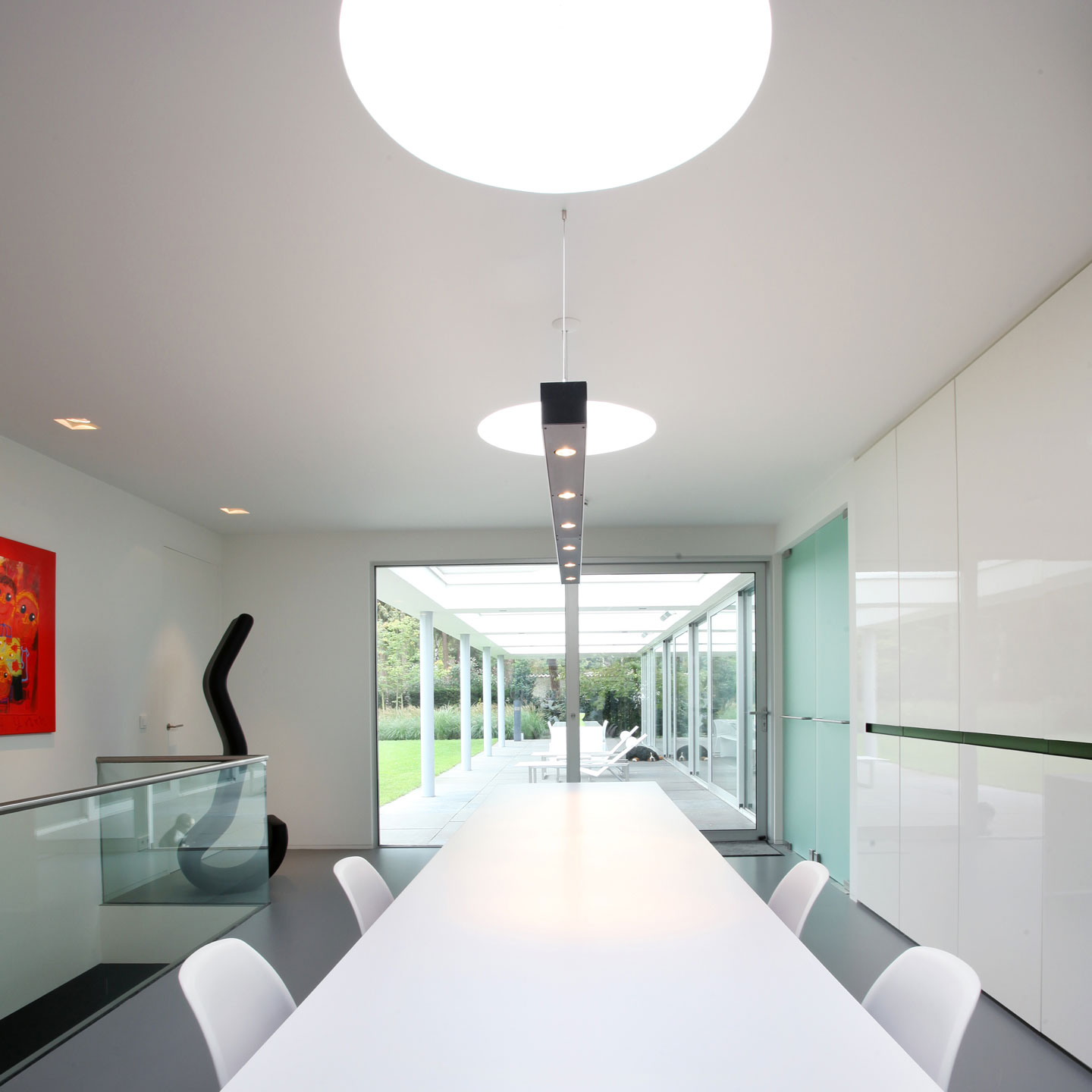 A Beautiful Contemporary Home with Strong Lines and Special Materials in Bilthoven, The Netherlands by Lab32 architecten (12)