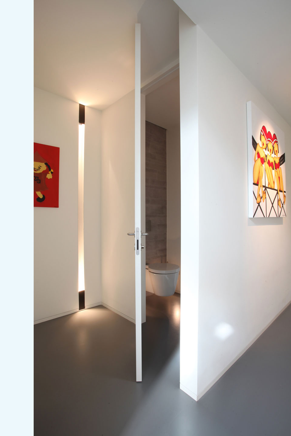 A Beautiful Contemporary Home with Strong Lines and Special Materials in Bilthoven, The Netherlands by Lab32 architecten (15)