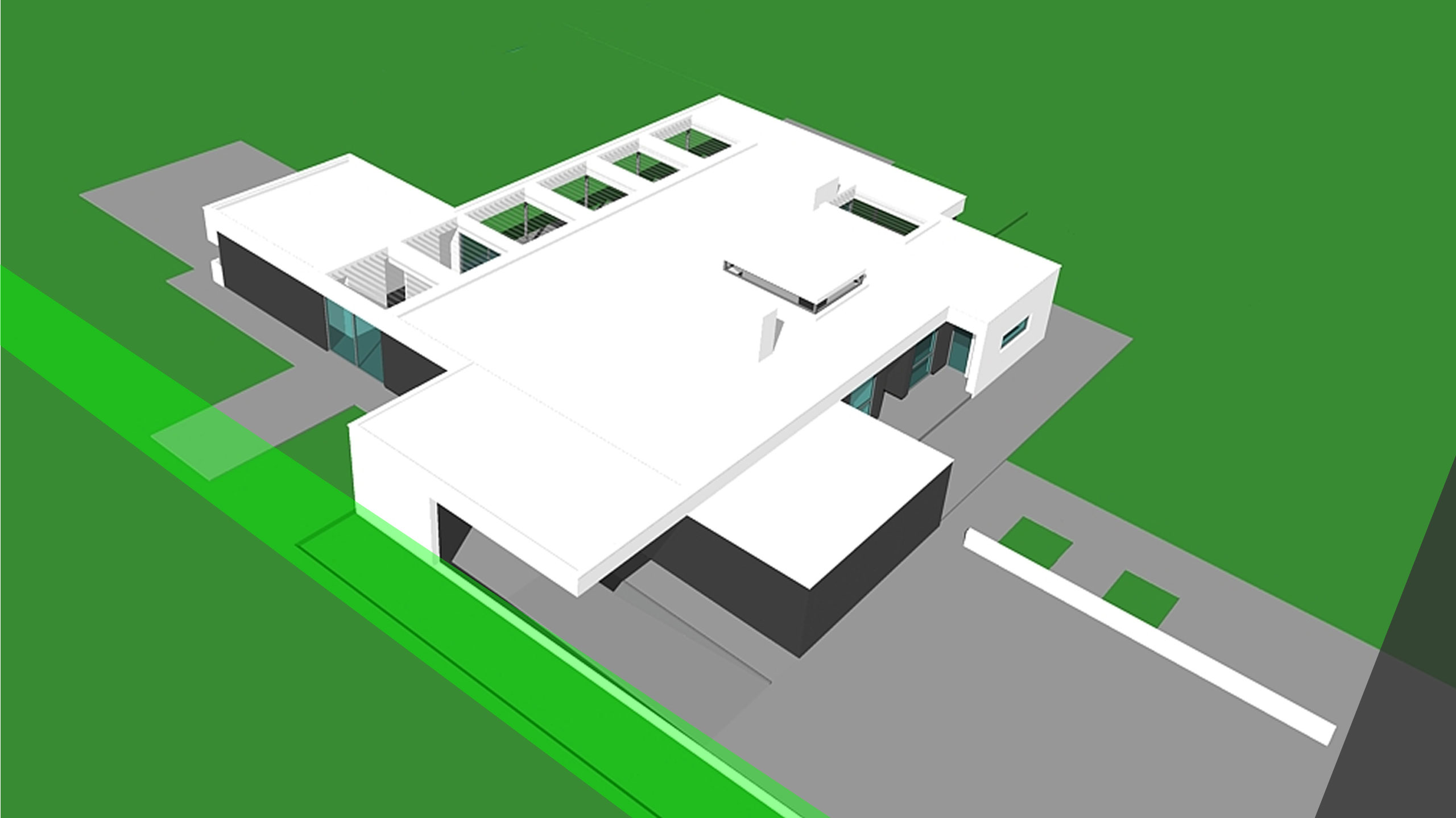 A Beautiful Contemporary Home with Strong Lines and Special Materials in Bilthoven, The Netherlands by Lab32 architecten (29)