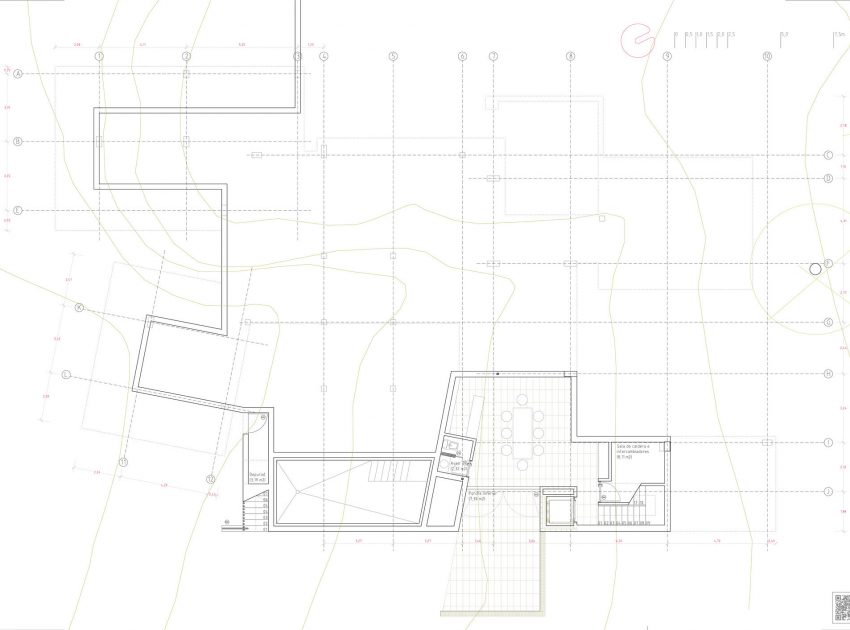 A Beautiful Modern Brick House with Stunning Skylight and Vegetation in Las Rozas by Mariano Molina Iniesta (16)