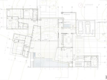 A Beautiful Modern Brick House with Stunning Skylight and Vegetation in Las Rozas by Mariano Molina Iniesta (17)