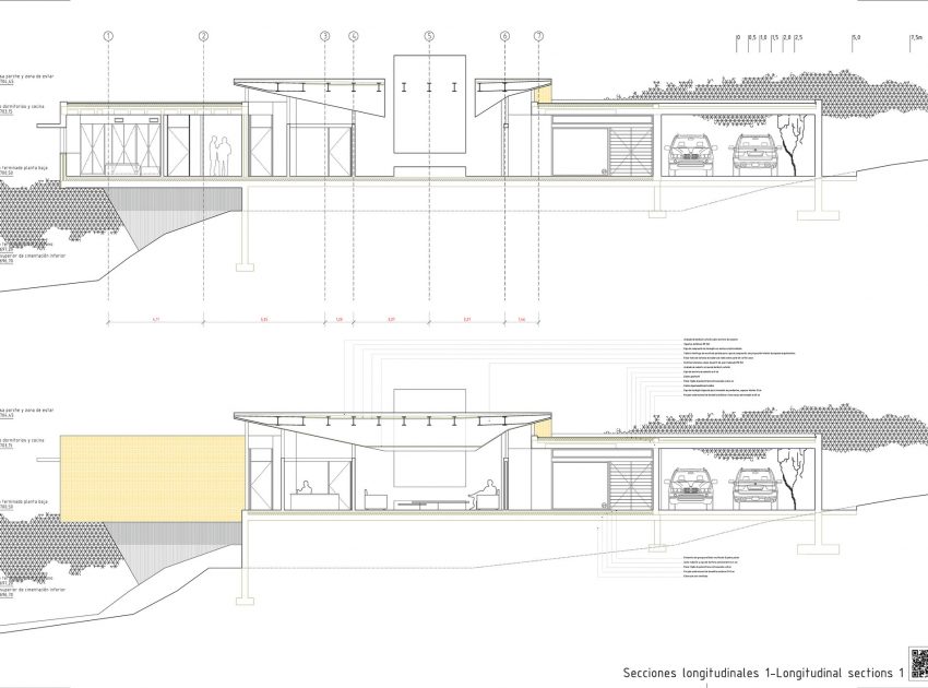 A Beautiful Modern Brick House with Stunning Skylight and Vegetation in Las Rozas by Mariano Molina Iniesta (18)