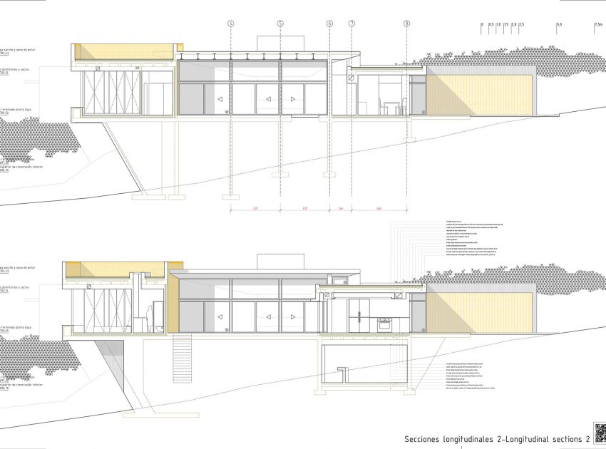 A Beautiful Modern Brick House with Stunning Skylight and Vegetation in Las Rozas by Mariano Molina Iniesta (19)