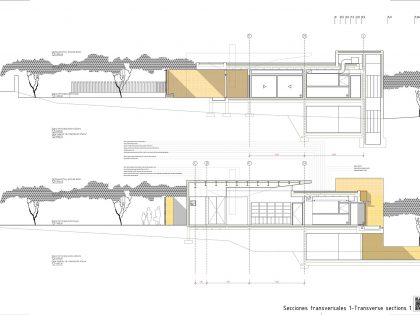 A Beautiful Modern Brick House with Stunning Skylight and Vegetation in Las Rozas by Mariano Molina Iniesta (22)