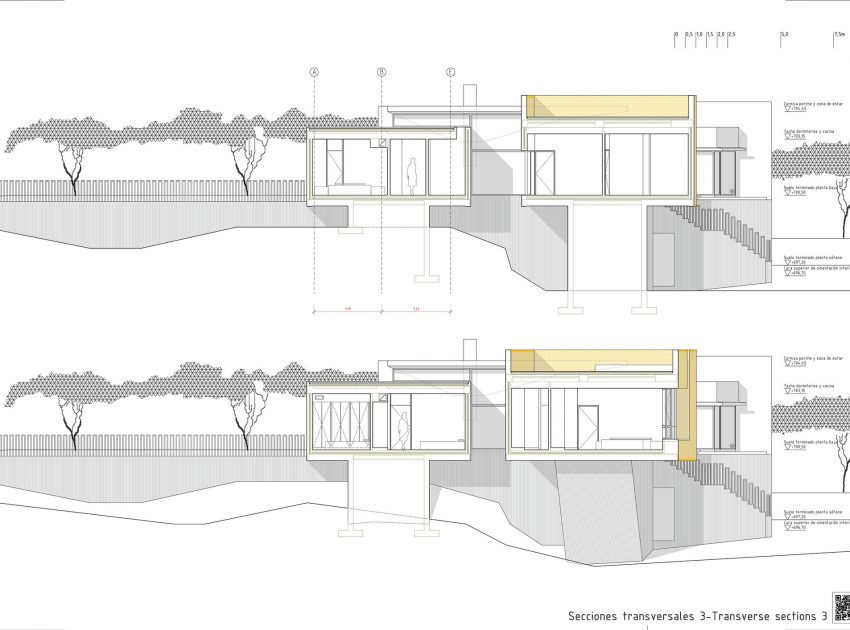 A Beautiful Modern Brick House with Stunning Skylight and Vegetation in Las Rozas by Mariano Molina Iniesta (24)