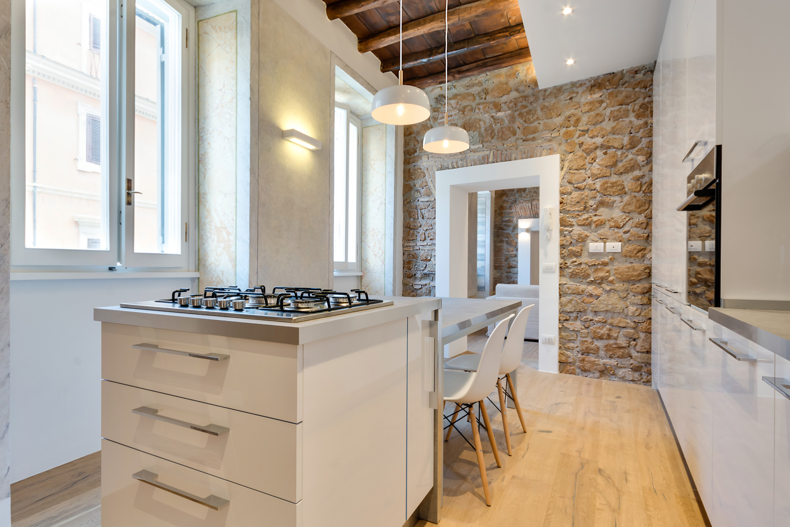 A Beautiful Yet Rustic Contemporary Apartment in Rome by Serena Romanò (11)