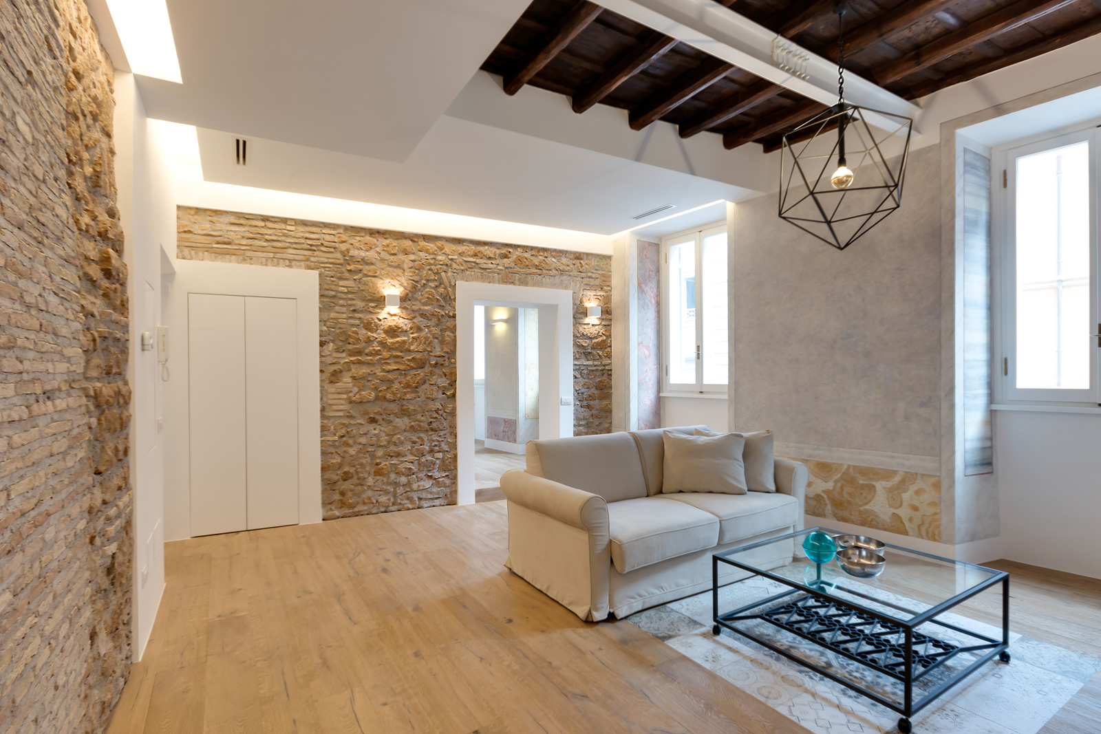 A Beautiful Yet Rustic Contemporary Apartment in Rome by Serena Romanò (2)