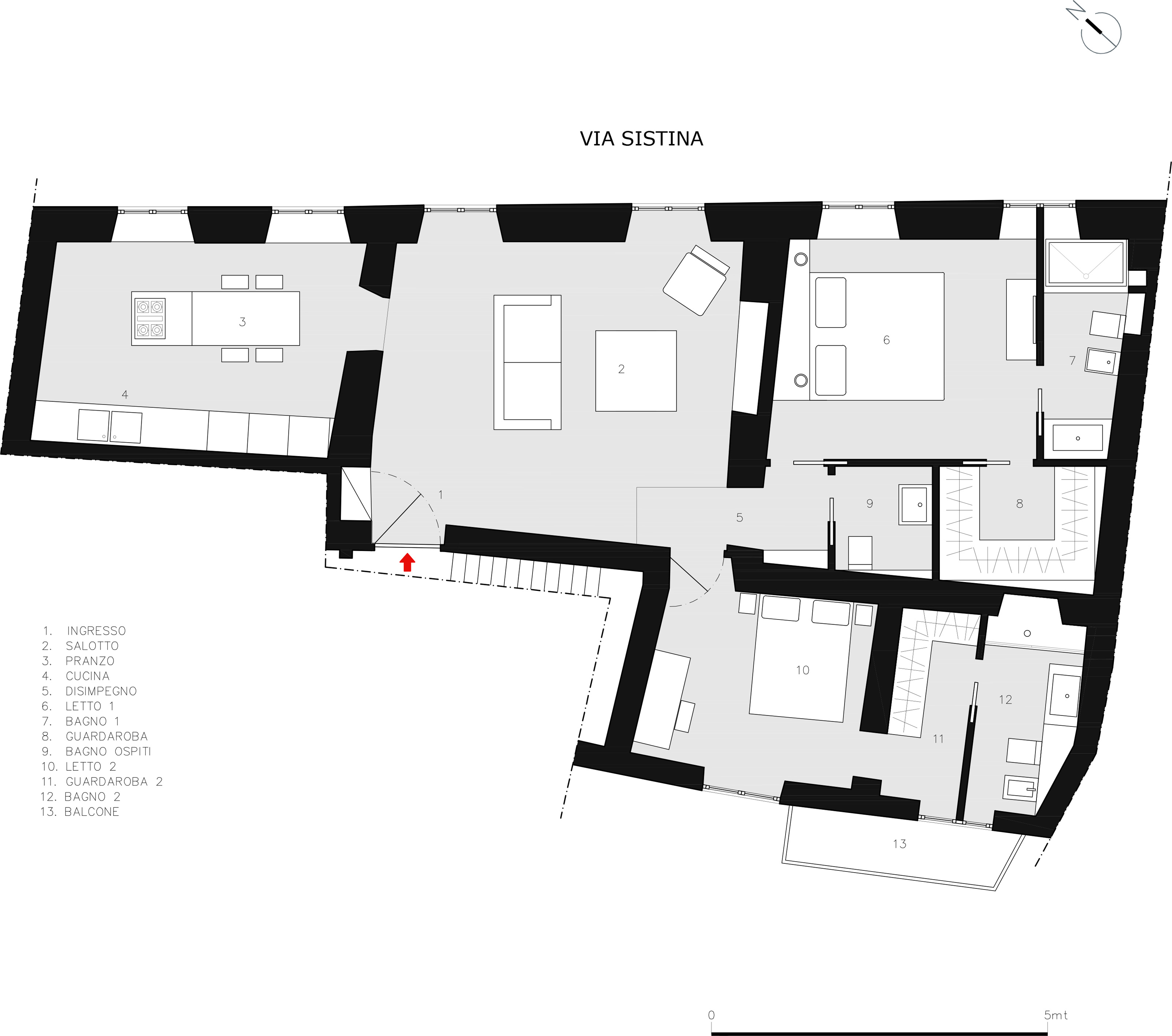 A Beautiful Yet Rustic Contemporary Apartment in Rome by Serena Romanò (26)