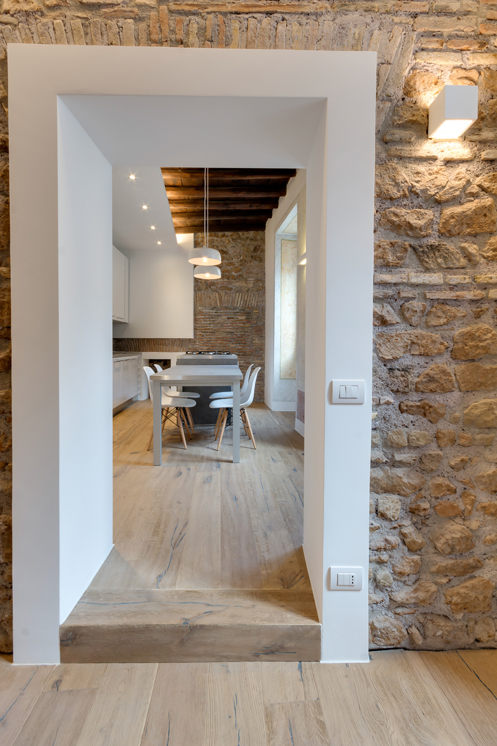 A Beautiful Yet Rustic Contemporary Apartment in Rome by Serena Romanò (6)