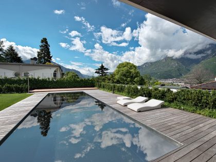 A Breathtaking Contemporary Home with Wonderful Landscaping in Trento, Italy by Pallaoro Balzan e Associati (4)