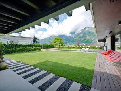 A Breathtaking Contemporary Home with Wonderful Landscaping in Trento, Italy by Pallaoro Balzan e Associati (8)