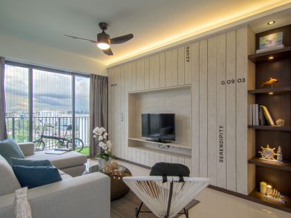 A Bright, Airy Beach Home with Practical Interior in Singapore