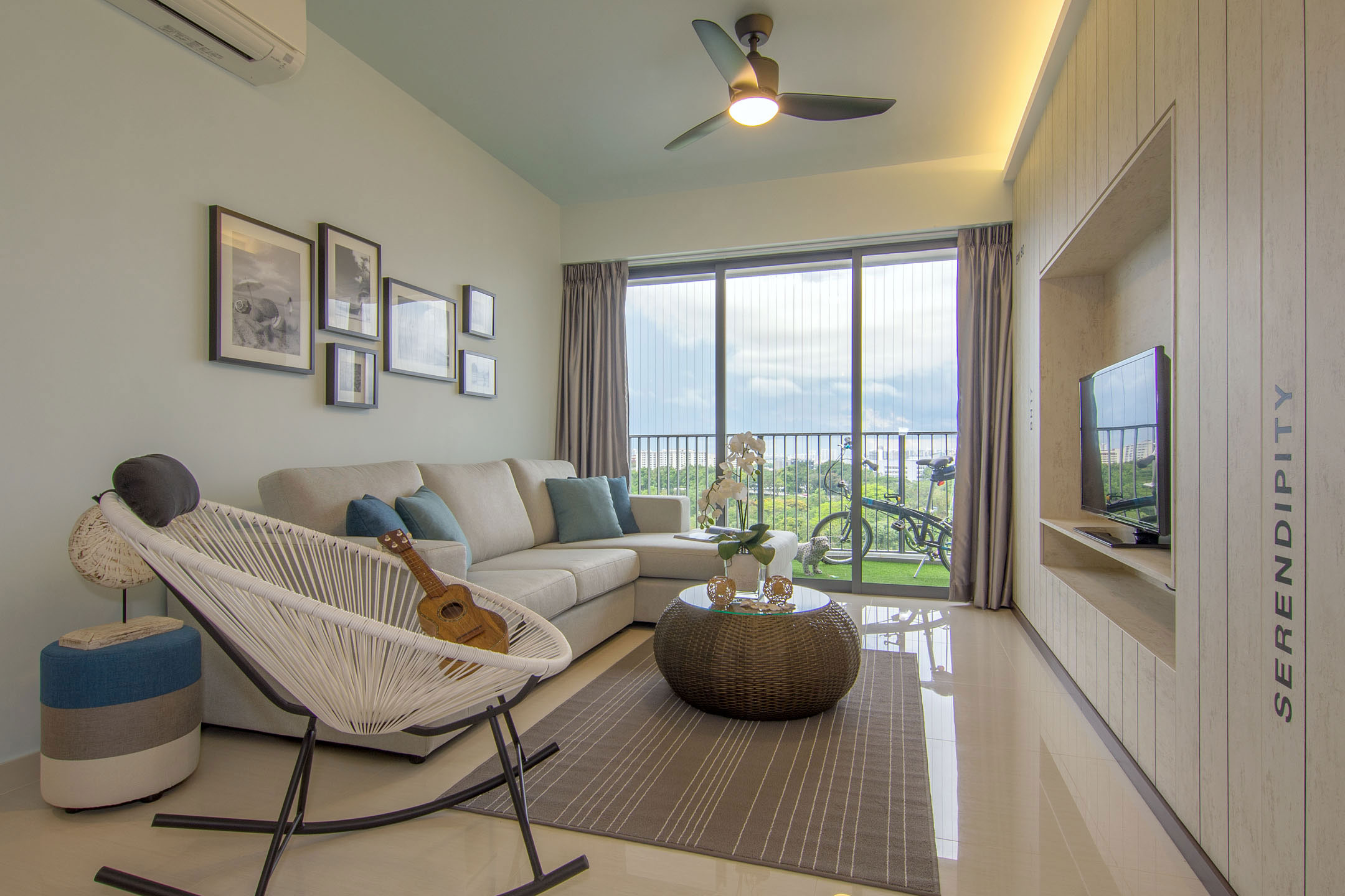 A Bright, Airy Beach Home with Practical Interior in Singapore by Vievva Designers (2)
