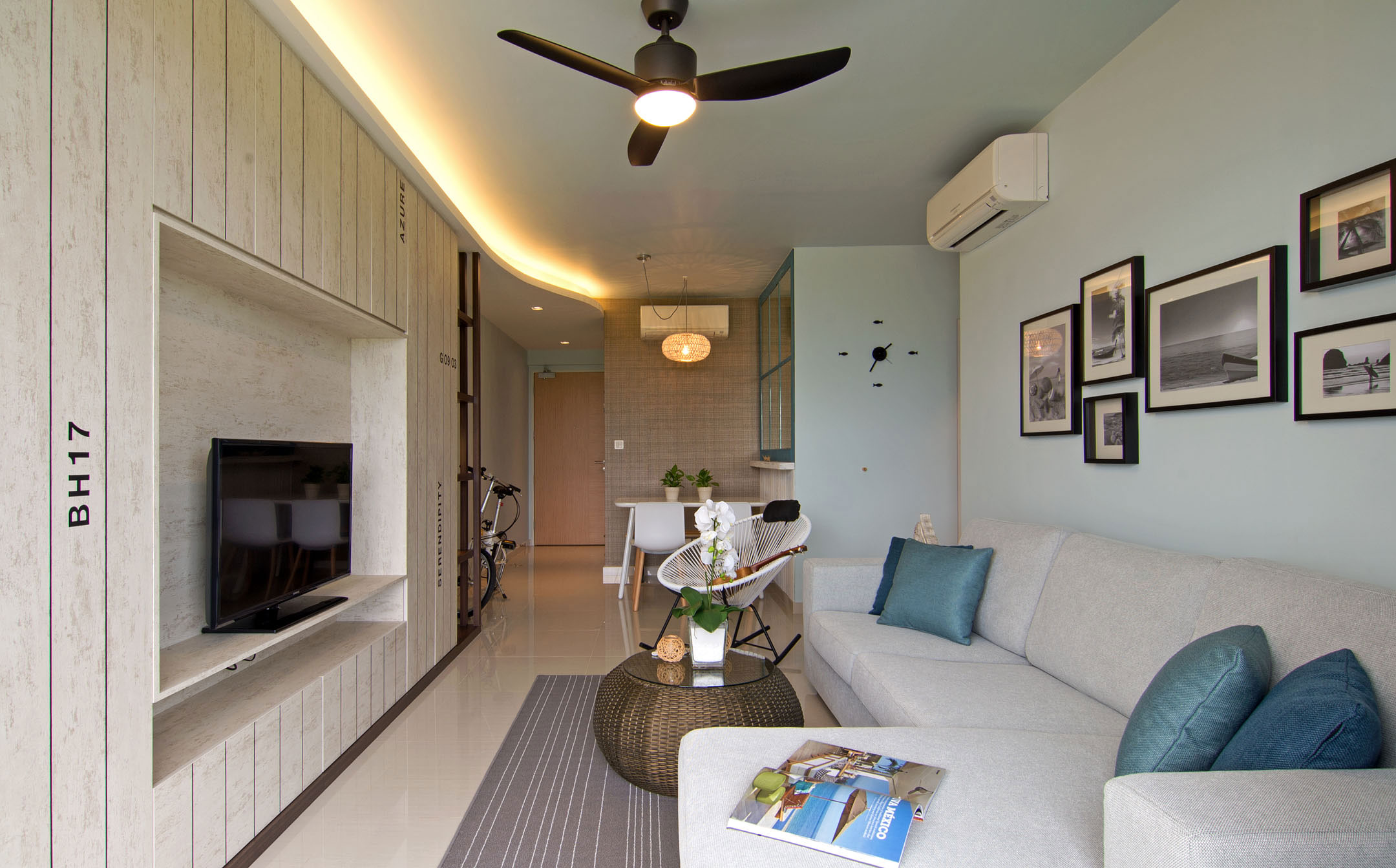 A Bright, Airy Beach Home with Practical Interior in Singapore by Vievva Designers (4)