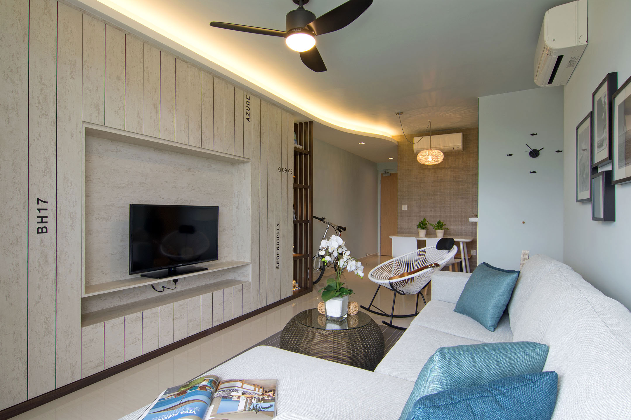 A Bright, Airy Beach Home with Practical Interior in Singapore by Vievva Designers (5)