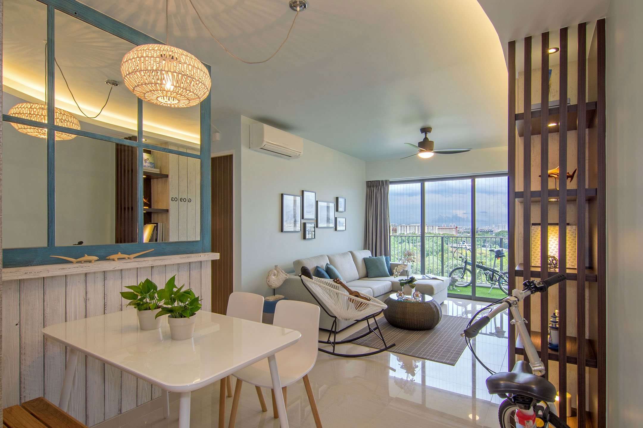 A Bright, Airy Beach Home with Practical Interior in Singapore by Vievva Designers (7)