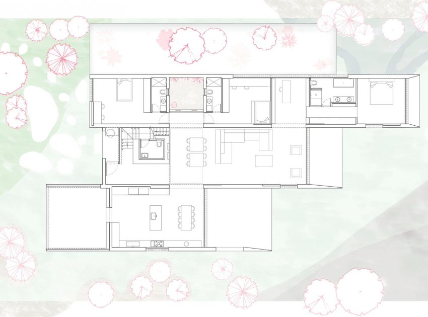 A Bright Contemporary Family Home Made from Three White Boxes in Tel Aviv by Paritzki & Liani Architects (20)