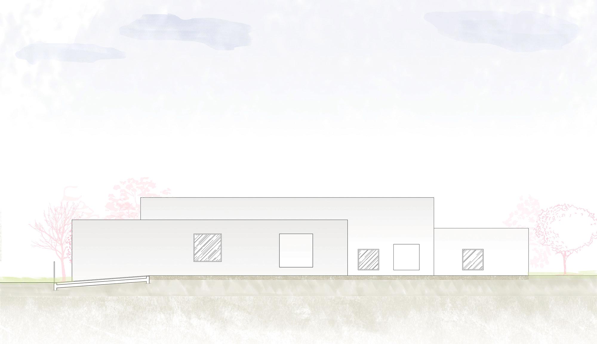 A Bright Contemporary Family Home Made from Three White Boxes in Tel Aviv by Paritzki & Liani Architects (21)