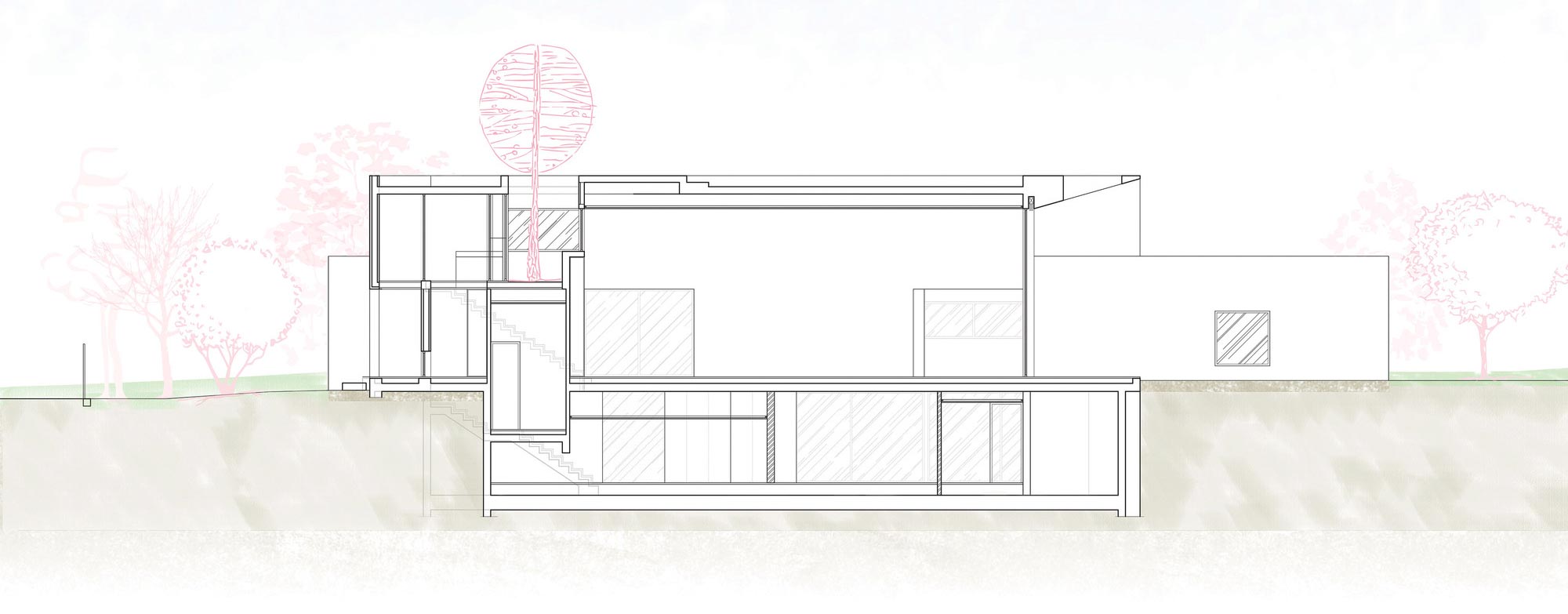 A Bright Contemporary Family Home Made from Three White Boxes in Tel Aviv by Paritzki & Liani Architects (23)