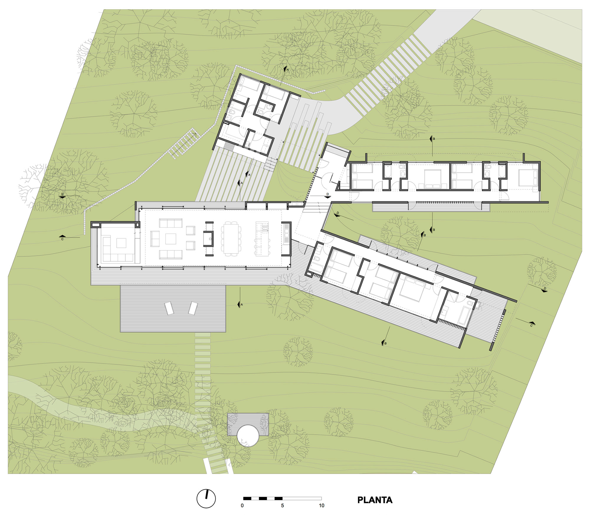 A Bright Contemporary Home Surrounded by Native Forests in Los Raulíes, Chile by planmaestro (32)