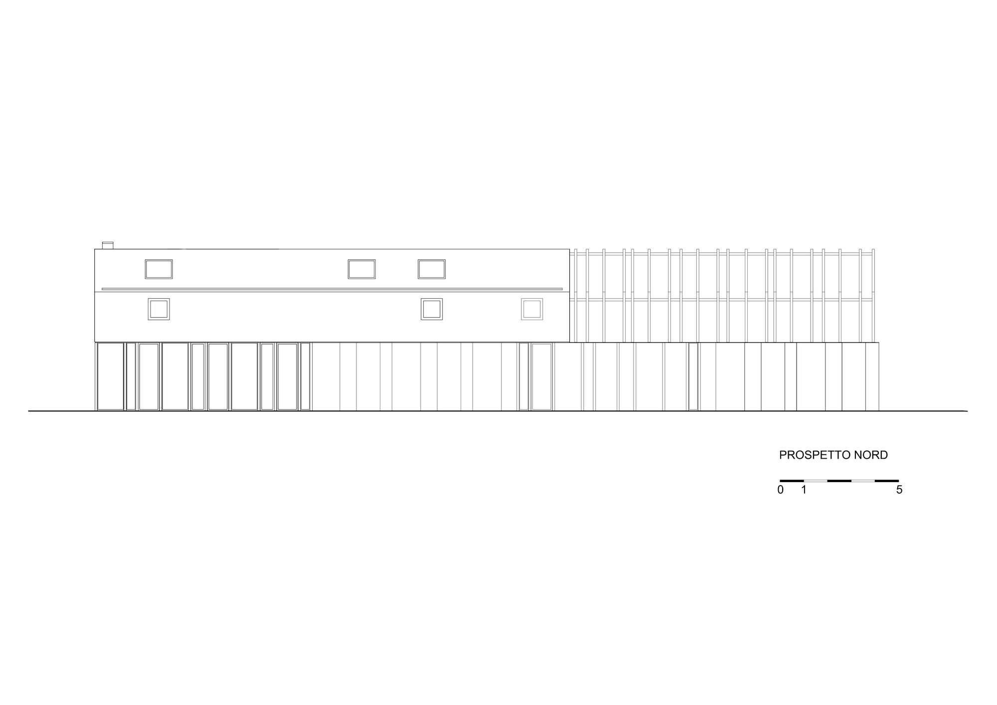 A Bright Long and Narrow Home with Contemporary and Permeable Facade in Polverigi, Italy by simone subissati architects (20)