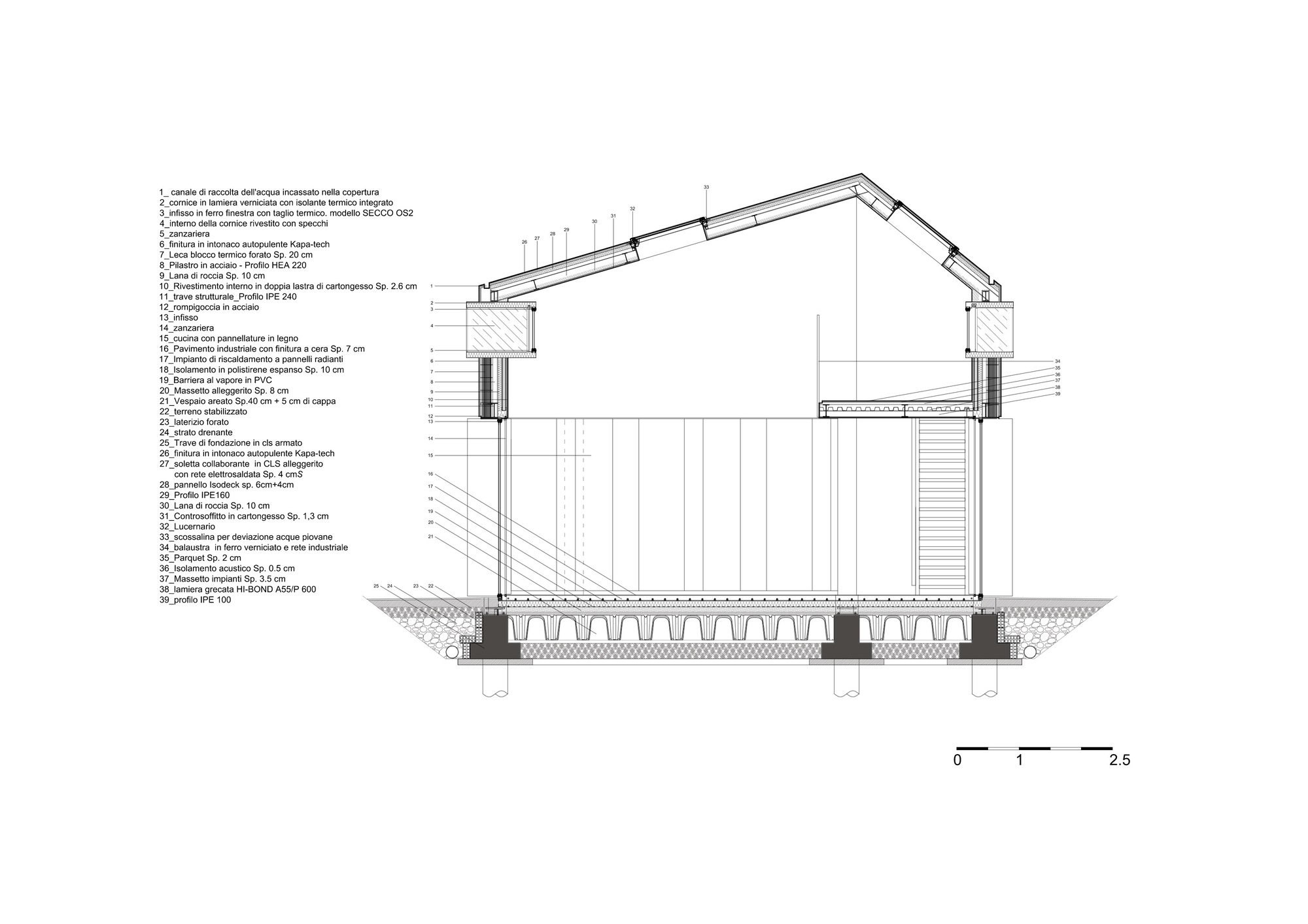 A Bright Long and Narrow Home with Contemporary and Permeable Facade in Polverigi, Italy by simone subissati architects (24)