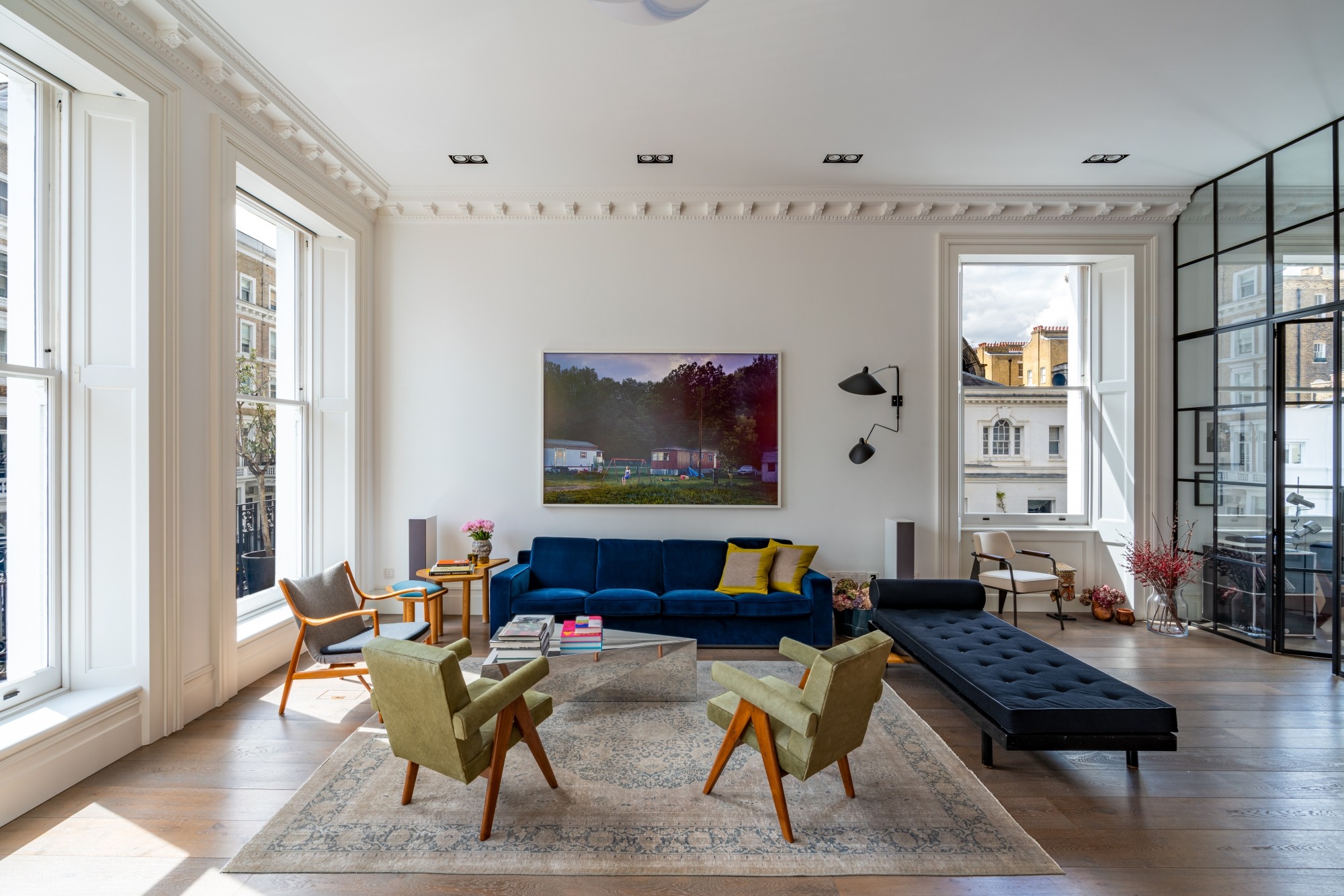 A Bright Modern Apartment with Rooftop Terrace and View of London by Michaelis Boyd (4)