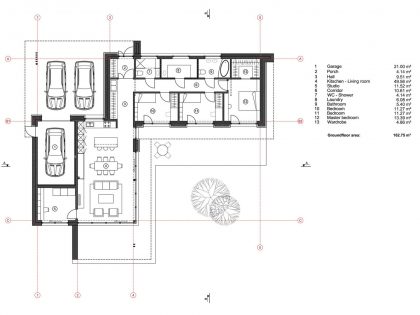 A Bright Modern L-Shaped Home Blends with Stunning Natural Surroundings in Vilnius, Lithuania by ArchLAB studio (16)